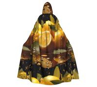 WHJSHOP Fresh Lemon Picture Halloween Cape à capuche pour homme et femme