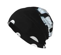 WHJSHOP Ghosts Floating in The Air Picture Bonnet tricoté tendance pour adulte - Doux, confortable et respirant pour homme et femme - Noir