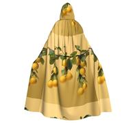 WHJSHOP Golden Lemon Picture Halloween Cape à capuche pour homme et femme
