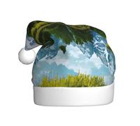 WHJSHOP Grand Teton National Park Bonnet de Noël imprimé pour adulte Design doux, léger et moelleux pour homme et femme