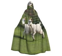 WHJSHOP Grande cape à capuche pour adulte avec nœud papillon, sans fermeture éclair