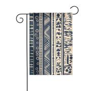 WHJSHOP Illustration des peuples africains - Drapeau de jardin quatre saisons - Décoration de cour - 30,5 x 45,7 cm