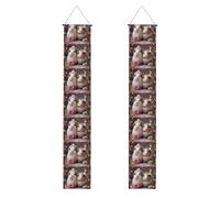 WHJSHOP Jolie bannière de porche de remise de diplôme de cochons d'Inde - Robuste, durable, lavable et réutilisable, décoration de remise de diplôme pour fêtes, cérémonies, portes d'entrée