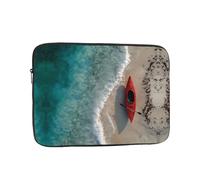 WHJSHOP Kayak on The Beach Prints Housse portable antichoc pour ordinateur portable pour homme et femme, voyage d'affaires et usage quotidien au bureau