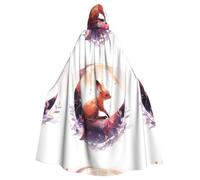 WHJSHOP Koala On The Moon Picture Halloween Cape à capuche pour homme et femme Vêtements Manteau Jeu de rôle