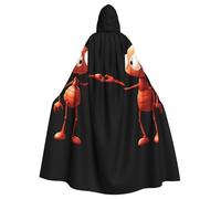 WHJSHOP La cape à capuche pour adulte motif fourmi tenant la main est une cape super grande, confortable et durable