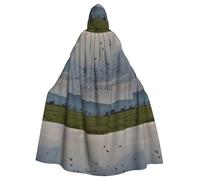 WHJSHOP La cape à capuche pour adulte motif oiseaux migrateurs volent vers le sud est une cape super grande, confortable et durable
