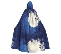WHJSHOP La cape à capuche pour adulte motif pleine lune dans la nuit est une cape super grande, confortable et durable