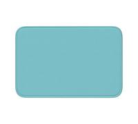 WHJSHOP Lock Edge Tapis de sol 101,6 x 152,4 cm Blue Prints absorbant l'eau et antidérapant, doux et confortable pour salle de bain et cuisine