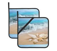 WHJSHOP Lot de 2 tapis isolants carrés épais et durables pour isolation thermique pour micro-ondes, four et barbecue en plein air