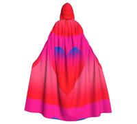 WHJSHOP Lover Color Change Love Picture Halloween Adulte Cape à Capuche Hommes et Femmes Vêtements Mantele Jeu de Rôle