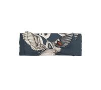 WHJSHOP Magnifique bandeau pour bébé avec nœud imprimé cygne blanc - Doux et extensible - Couverture de nouveau-né pour adorable bébé fille de 0 à 6 mois - Cadeau idéal pour une fête prénatale
