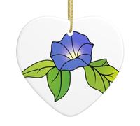 WHJSHOP Magnifique pendentif de Noël en céramique avec inscription « Morning Gloire » - Décoration d'intérieur