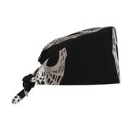 WHJSHOP Masque en toile d'araignée pour nettoyer les images, chapeau de chef pour homme et femme, pour chirurgie, allaitement, noir