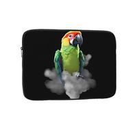 WHJSHOP Parrot in The Smoke Étui pour ordinateur portable - Housse antichoc pour ordinateur portable - Pour homme et femme, voyage d'affaires, école et bureau