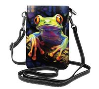 WHJSHOP Peace Tree Frog Picture Petit sac à bandoulière en cuir pour femme, imperméable et durable