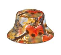 WHJSHOP Persimmon Chapeau cloche réfléchissant respirant pour homme et femme pour voyage, camping Noir