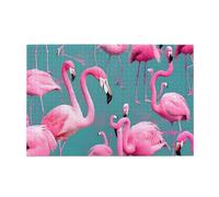 Whjshop - Puzzle de 1000 pièces - Un troupeau de flamants roses - Puzzles éducatifs intellectuels en bois - Puzzles amusants pour soulager le stress