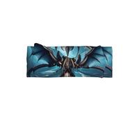 WHJSHOP Serre-tête avec nœud pour bébé imprimé dragon volant - Doux et extensible - Pour nouveau-né - Adorable bébé fille de 0 à 6 mois - Cadeau de douche idéal