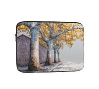 WHJSHOP Sycomore Trees on The Street Prints Housse de protection portable antichoc pour ordinateur portable pour homme et femme, voyage d'affaires et usage quotidien au bureau