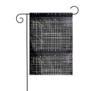 WHJSHOP Symbole Formule Tableau Drapeau Jardin Cour Décoration 30,5 x 45,7 cm Épais Durable