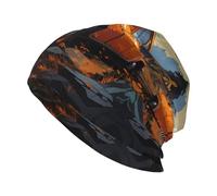 WHJSHOP Take a Trip in The Car Printing Bonnet en tricot pour adulte - Bonnet extensible doux et confortable pour homme et femme - Noir