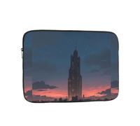 WHJSHOP Tall Buildings in The Evening Sun Étui pour ordinateur portable - Housse antichoc pour ordinateur portable pour homme et femme, voyage d'affaires, école et bureau