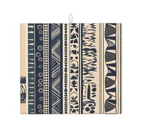 WHJSHOP Tapis absorbant pour comptoir de cuisine imprimé avec illustration des peuples africains : antidérapant, réversible, cadeau pour les nouvelles maisons, les rénovations, Noël, la fête des mères