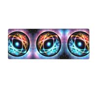 WHJSHOP Tapis de souris extra large avec image de l'univers merveilleux - Pour ordinateur de bureau - Clavier de jeu - Version épaisse - 30,5 x 80 cm
