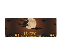WHJSHOP Tapis de souris Halloween sorcière volante 30,5 x 80 cm