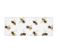 WHJSHOP Tapis de souris Honey Bee 30,5 x 80 cm