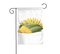 WHJSHOP Tas de drapeaux de jardin imprimés récolte de maïs 30,5 x 45,7 cm pour décoration de cour avec une largeur de poteau de 3 cm (drapeau uniquement, mât non inclus)