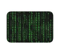 WHJSHOP The Age of the Hacker Prints Tapis de bain bien conçu avec dos antidérapant, jeté en polyester durable pour salle de bain, coiffeuse ou suite d'invités 101,6 x 152,4 cm