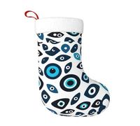 WHJSHOP The Eye of Evil Prints Chaussettes de Noël décoratives pour Halloween, Noël et Nouvel An
