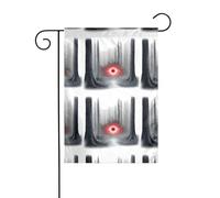 WHJSHOP The Eye of Terror in the Forest Drapeau de jardin Décoration de cour 30,5 x 45,7 cm Épaisseur durable