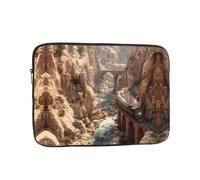 WHJSHOP The Train in The Gorge Prints Housse portable antichoc pour ordinateur portable pour homme et femme, voyage d'affaires, et usage quotidien au bureau