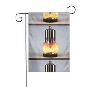 WHJSHOP Torche flamboyante à motif de drapeaux de jardin 30,5 x 45,7 cm pour décoration de cour avec une largeur de poteau de 3 cm (drapeau uniquement, mât non inclus)
