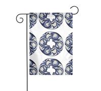 WHJSHOP Vortex, perles de condensation, drapeaux de jardin imprimés 30,5 x 45,7 cm pour décoration de cour avec une largeur de poteau de 3 cm (drapeau uniquement, mât non inclus)