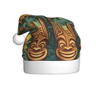 WHJSSF Aloha Tiki Chapeau de Noël doux et léger pour adulte