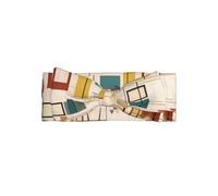 WHJSSF Bandeau à nœud pour bébé du milieu du siècle - Imprimé moderne - Doux et extensible - Accessoires de cheveux pour bébé fille