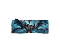 WHJSSF Bandeau à nœud pour bébé imprimé dragon volant - Accessoire doux et extensible pour séance photo - Joli postiche pour petites filles