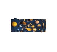 WHJSSF Bandeau avec nœud pour bébé Motif planètes du système solaire Doux et extensible Accessoires pour cheveux de fête