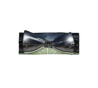 WHJSSF Bandeau de football Satdium Field lumineux avec nœud pour bébé - Accessoire doux et extensible pour séance photo, postiche mignonne pour petites filles