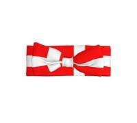WHJSSF Bandeau pour bébé avec nœud imprimé drapeau danois du Danemark, accessoires doux et extensibles pour cheveux de bébé fille pour fête