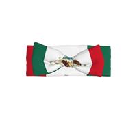 WHJSSF Bandeau pour bébé avec nœud imprimé drapeau du Mexique - Accessoires doux et extensibles pour cheveux de bébé fille