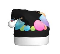 WHJSSF Beau chapeau de Noël arc-en-ciel à bulles pour adulte, ce qui en fait un cadeau amusant et durable pour homme et femme