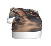 WHJSSF Beau chapeau de Noël bleu ciel et mer imprimé pour adulte pour homme et femme vêtements bandeau pour les occasions festives