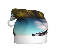 WHJSSF Beau chapeau de Noël Yosemite National Park Picture pour adulte, bord doux et moelleux, léger et confortable