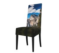 WHJSSF Belle housse de protection Yosemite pour chaise de salle à manger imprimée parc national - Doux, confortable, infroissable élastique s'adapte à la plupart des chaises sans accoudoirs