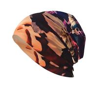 WHJSSF Bonnet tricoté tendance pour adulte Motif Grand Canyon - Doux, confortable et respirant - Noir